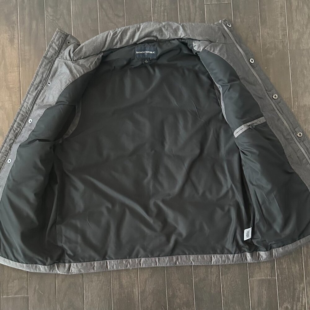 Grey Banana Republic Medium Padded Vest Jacket - Picture 6 of 11
